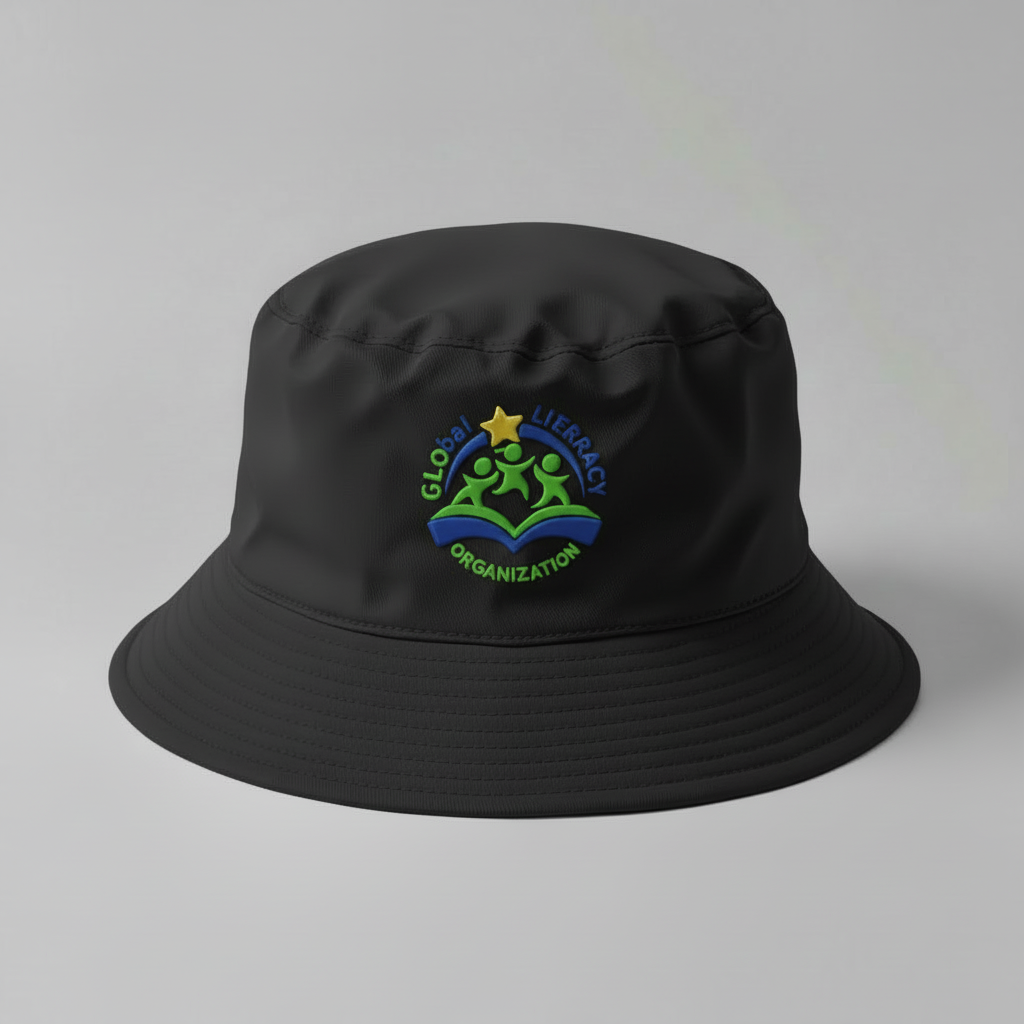 GLO Embroidered Bucket Hat